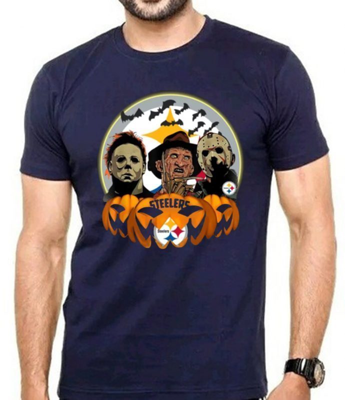 Michael Jason and Freddy Krueger Steelers Tee Shirt