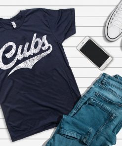 Cubs T-Shirt Vintage Sports Name Tee Design Unisex T-Shirt