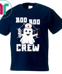 Halloween boo boo crew ghost nurse Tee Shirt