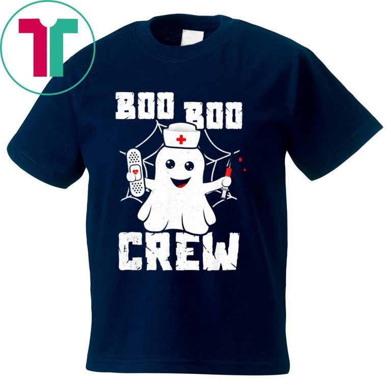 Halloween boo boo crew ghost nurse Tee Shirt