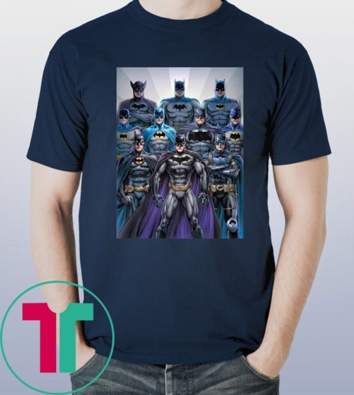 80th Anniversary Batman Through The Decades T-Shirt