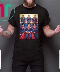 80th Anniversary Superman Through The Decades Tee Shirt