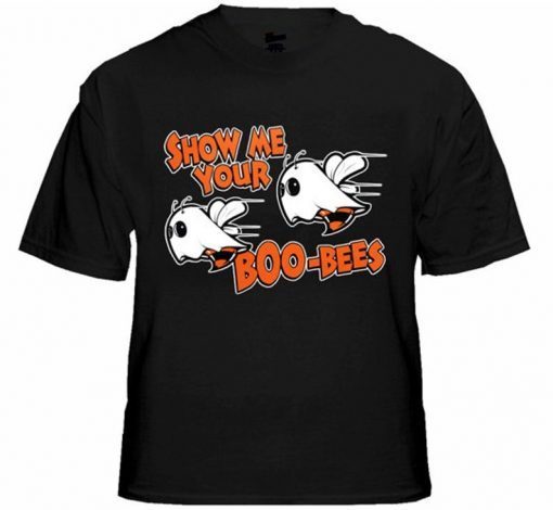 Buy Halloween Shirts - Show Me Your Boo Bees Adult Men's T-Shirt