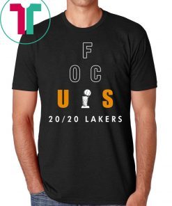 Anthony Davis Focus 20/20 Lakers T-Shirts