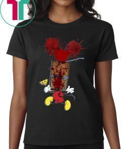 Bloody Mickey Mouse Trapped Funny Halloween T-Shirt For Men Women