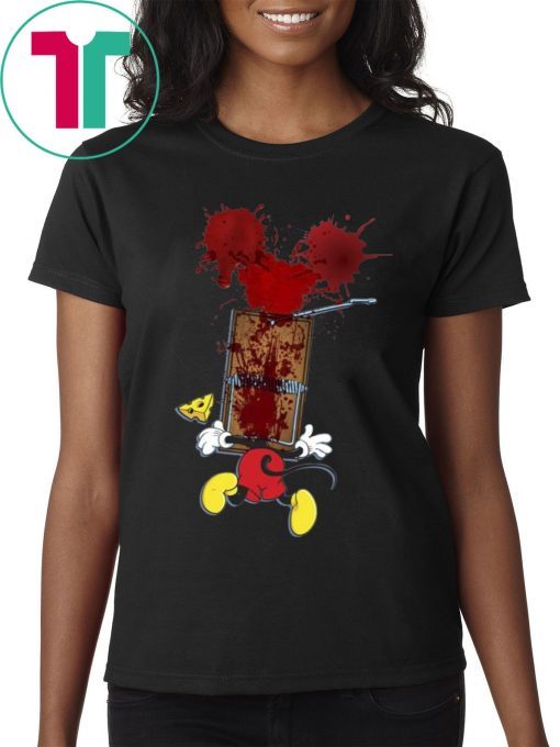 Bloody Mickey Mouse Trapped Funny Halloween T-Shirt For Men Women