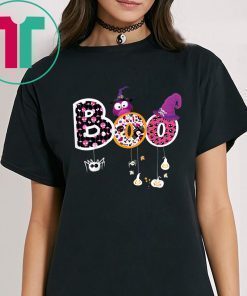Boo Halloween Costume Spiders, Ghosts, Pumkin & Witch Hat Funny T-Shirt
