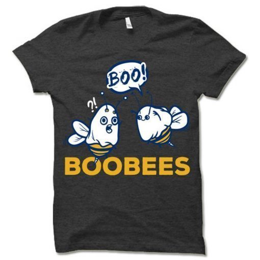 Halloween T-Shirt. Boobees Boo-Bees T Shirt. Funny Halloween Gift. Halloween T-Shirt