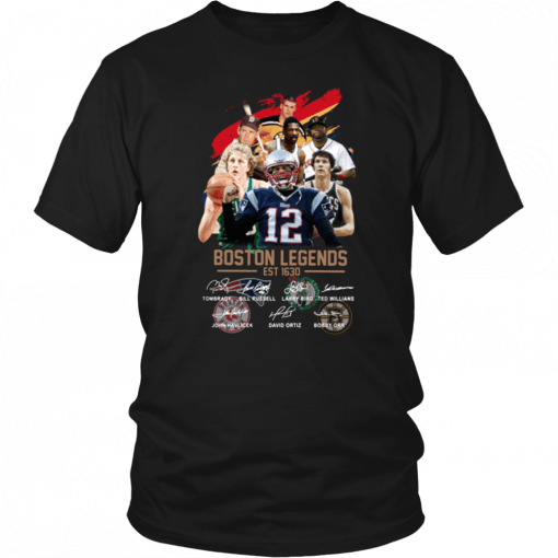 Boston legends est 1630 signatures Classic T-Shirt