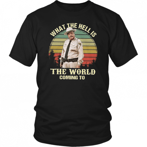 Buford T Justice what the hell is the world coming to vintage 2019 T-Shirt