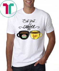 But First Coffee Central Perk and Luke’s Unisex T-Shirt