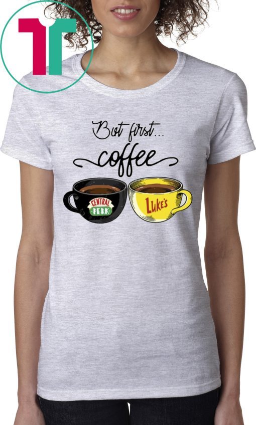 But First Coffee Central Perk and Luke’s Unisex T-Shirt