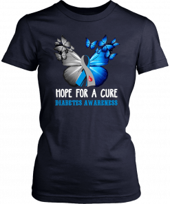 Butterfly hope for a cure diabetes awareness Offcial T-Shirt