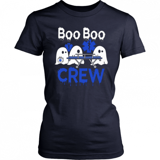 Halloween boo boo crew ghost paramedic Tee Shirt