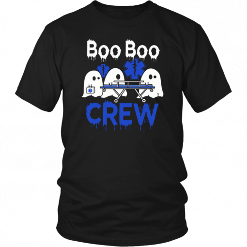 Halloween boo boo crew ghost paramedic Tee Shirt