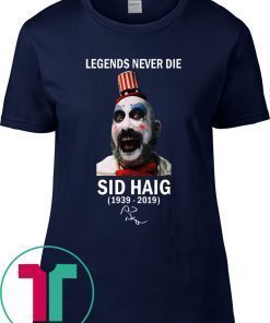 Captain Spaulding legends never die tee shirt