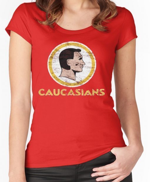 Caucasians Tee Shirt Washington Redskins Tee