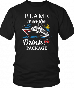 Cruising cruiser drink wine blame it on the drink package Unisex T-Shirt