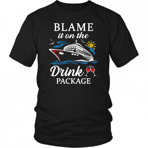 Cruising cruiser drink wine blame it on the drink package Unisex T-Shirt