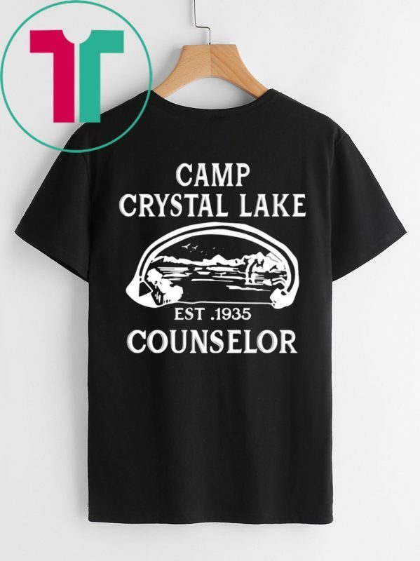 Camp Crystal Lake Camping Vintage Horror Novelty Shirt