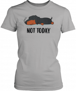 Dachshund not today Unisex T-Shirt