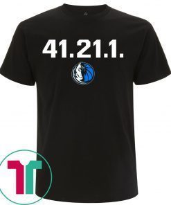 Dirk Nowitzki 41-21-1 Tee Shirt