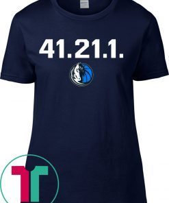 Dirk Nowitzki 41-21-1 Tee Shirt