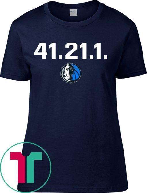 Dirk Nowitzki 41-21-1 Tee Shirt