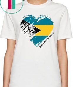 Heart for the Bahamas Strong Flag Tee Shirt