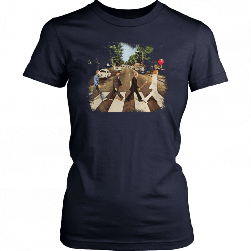 Freddy Krueger Michael Myers Jason Voorhees Abbey Road Gift T-Shirt