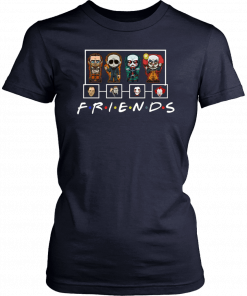 Friends Horror Movie Creepy Halloween Offcial T-Shirt