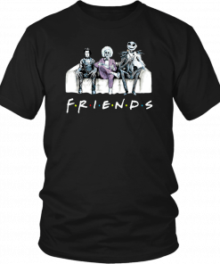 Friends tv show beetlejuice edward scissorhands and jack skellington Gift T-Shirt