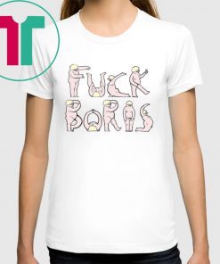 Fuck Boris Slowthai Tee Shirt Font and Back