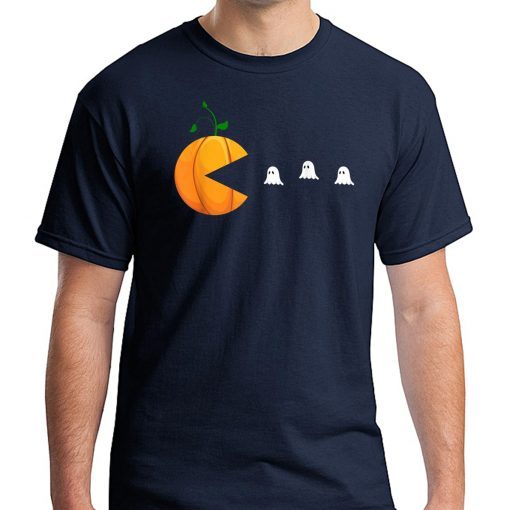 Funny Halloween For Women Kids Men Pumpkin Ghosts T-Shirt