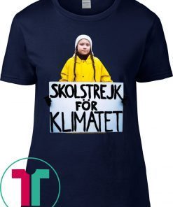 GRETA THUNBERG SKOLSTREJK FOR KLIMATET 2019 T-SHIRT