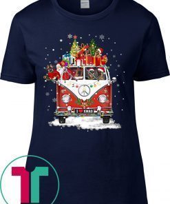 German Shepherd Christmas Car Funny T-Shirts