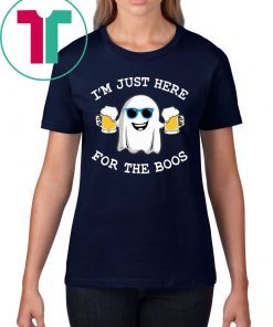 Ghost I’m just here for the boos halloween t-shirt