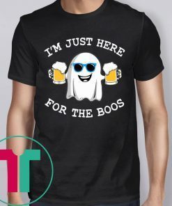 Ghost I’m just here for the boos halloween t-shirt