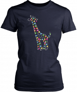 Giraffe christmas lights Unisex T-Shirt