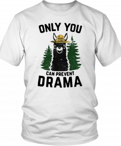 Grama llama only you can prevent drama Unisex T-Shirt