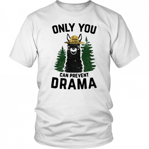 Grama llama only you can prevent drama Unisex T-Shirt