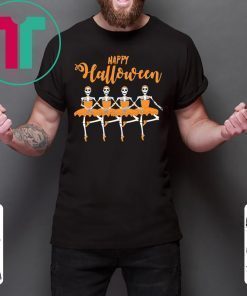 HAPPY HALLOWEEN SKULL DANCING BALLET SHIRT