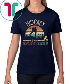 VINTAGE HOCKEY IS MY FAVORITE SEASON T-SHIRT