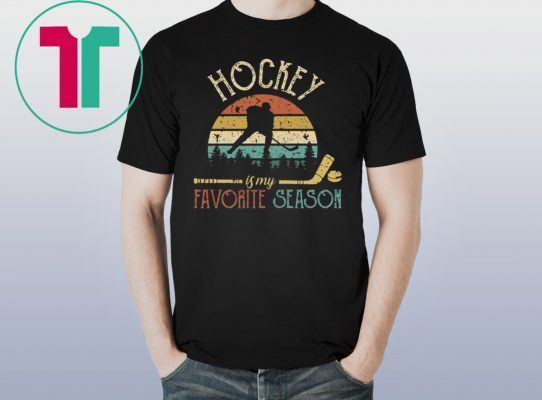 VINTAGE HOCKEY IS MY FAVORITE SEASON T-SHIRT