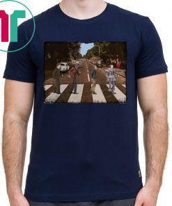 Horror Characters Abbey Road Shirt