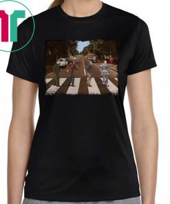 Horror Characters Abbey Road Shirt