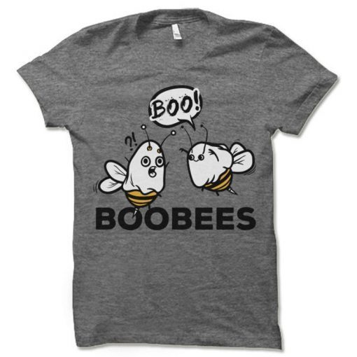 Halloween T-Shirt. Boobees Boo-Bees Funny T-Shirt