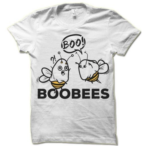 Halloween T-Shirt. Boobees Boo-Bees Funny T-Shirt