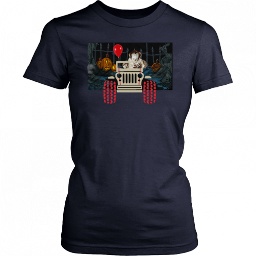 Halloween pennywise and jeep 2019 T-Shirt