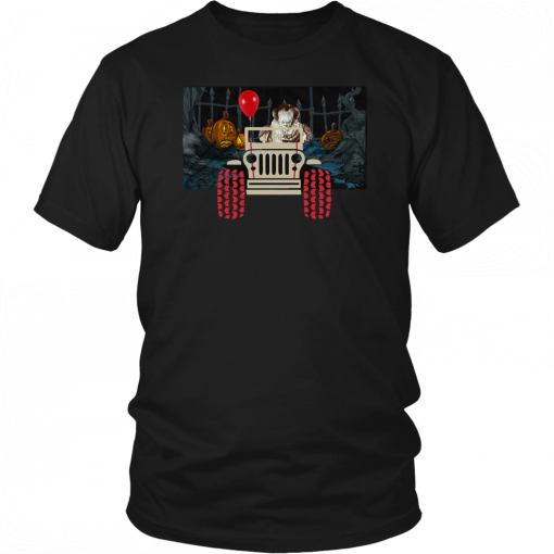 Halloween pennywise and jeep 2019 T-Shirt